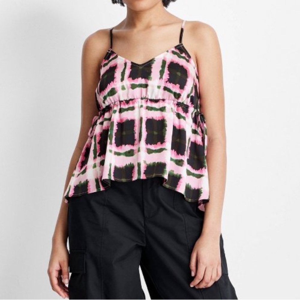 Women’s Plaid Camisole Tank Top